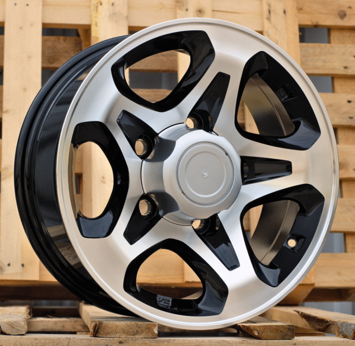 R16x7 5X150 ET 0 110.1 JT296 Black Polished (MB) For 4X4 (K3)