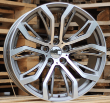 Indlæs billede til gallerivisning R20x10 5X120 ET 40 74.1 5040 (FR528) Grey Polished (MG) For BMW (P) (Rear+Front)
