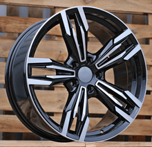 Indlæs billede til gallerivisning R19x9.5 5X120 ET 38 72.6 BY983 Black Polished (MB) For BMW (P+Z3) (Rear+Front)