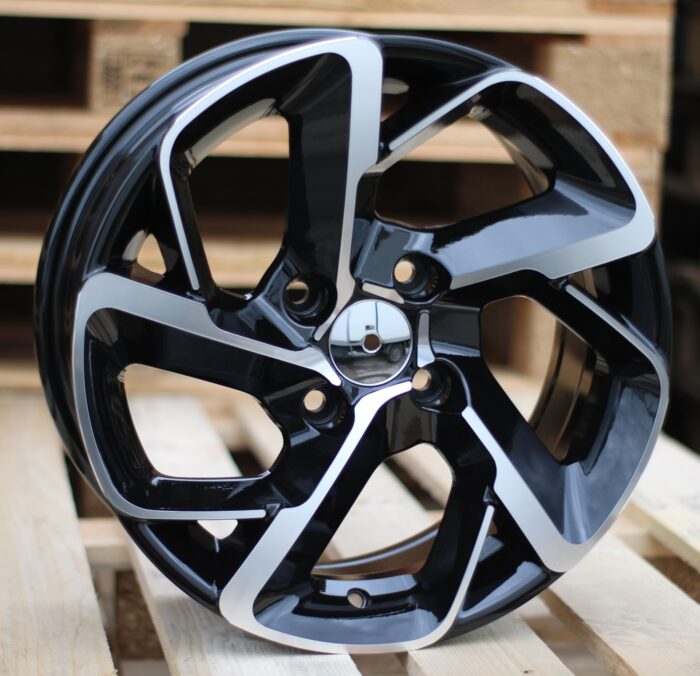 R15x6.5 4X108 ET 25 65.1 B5714 Black Polished (MB) For CITRO (R+L2)