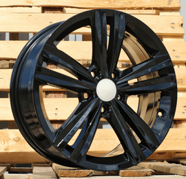 R17x7 5X112 ET 45 57.1 B5619 Black (BL) For VW (P)
