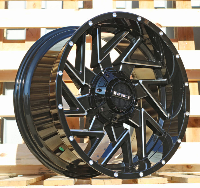 R20x10 12X135/139 ET M12 106.1 B1508 Black (BL) For 4X4 (K3) (Milling)