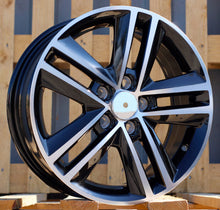 Indlæs billede til gallerivisning R15x6 5X100 ET 40 57.1 SW110 Black Polished (MB) For VW (P1)