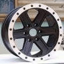 Indlæs billede til gallerivisning R17x8.5 6X139.7 ET 0 110.1 JT224 Black Matt (BM) For 4X4 (K3) (HYBRID FORGED)