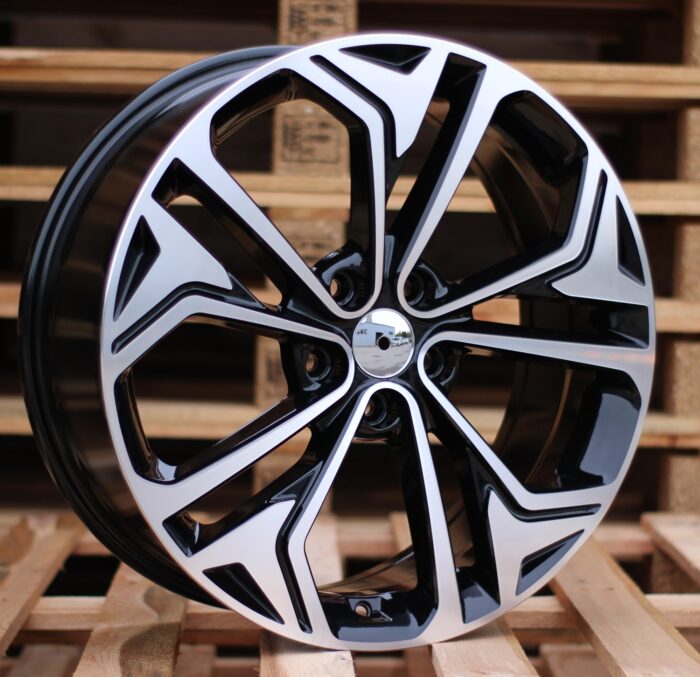 R19x7.5 5X114.3 ET 50 67.1 B5519 Black Polished (MB) For HYUND (P)