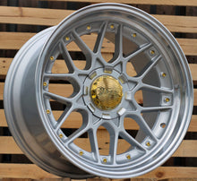 Indlæs billede til gallerivisning R18x10 10X120/112 ET 15 74.1 HX025 (HX025) Silver+Polished Lip (SP) For HAXER (Z1) (Rear+Front)