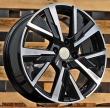 Indlæs billede til gallerivisning R17x7 5X108 ET 44 65.1 B5906 Black Polished (MB) For PEUG (P) (Carved Spokes)