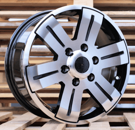 R16x7 5X130 ET 55 89.1 BK562 Black Polished (MB) For MER (P2) (max 1400kg)