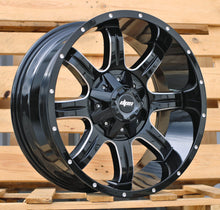 Indlæs billede til gallerivisning R20x9 10X139/150 ET 0 110.1 L9012 Black Polished (MB) For 4X4 (K3) (Milling)