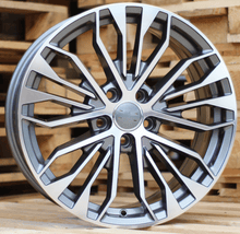 Indlæs billede til gallerivisning R19x8.5 5X112 ET 43 66.5 B1096 (FE164) Grey Polished+Powder Coating (MGPC) For AUD