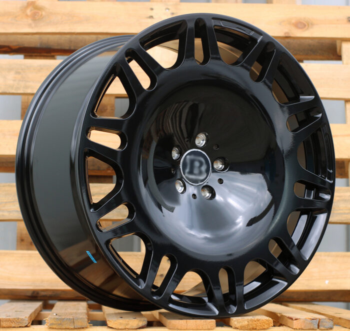 R22x9 5X112 ET 32 66.6 XE629 Black (BL) For MER (K4) (HYBRID FORGED New BRABUS (Front+Rear)