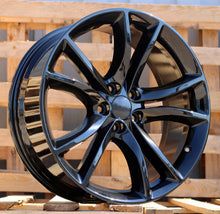 Indlæs billede til gallerivisning R20x8 5X115 ET 24 71.5 D2047 Black (BL) For DODGE (Z1)