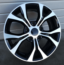 Indlæs billede til gallerivisning R17x6.5 5X127 ET 40 71.5 B1270 Black Polished (MB) For CHRYS (Z6)