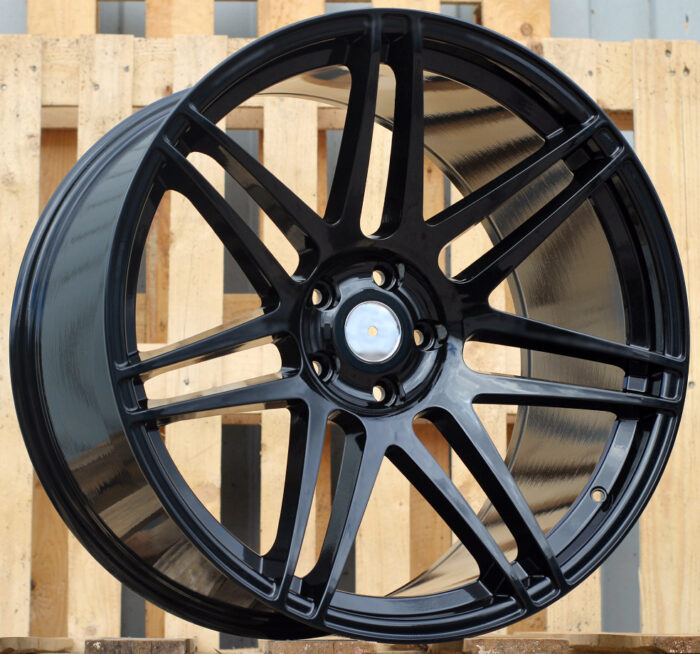 R22x10.5 5X120 ET 40 74.1 A6114 Black (BL) For BMW (P) (Rear+Front)