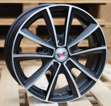 Indlæs billede til gallerivisning R15x6 5X110 ET 39 73.1 M15 Black Polished Matt (MBM) For RACIN