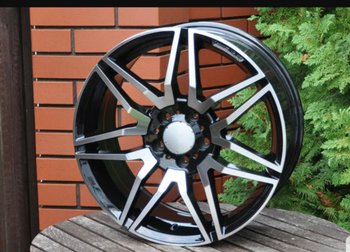 R18x8 5X112 ET 45 66.6 A874 Black Polished+Powder Coating (MBPC) For MER (V)