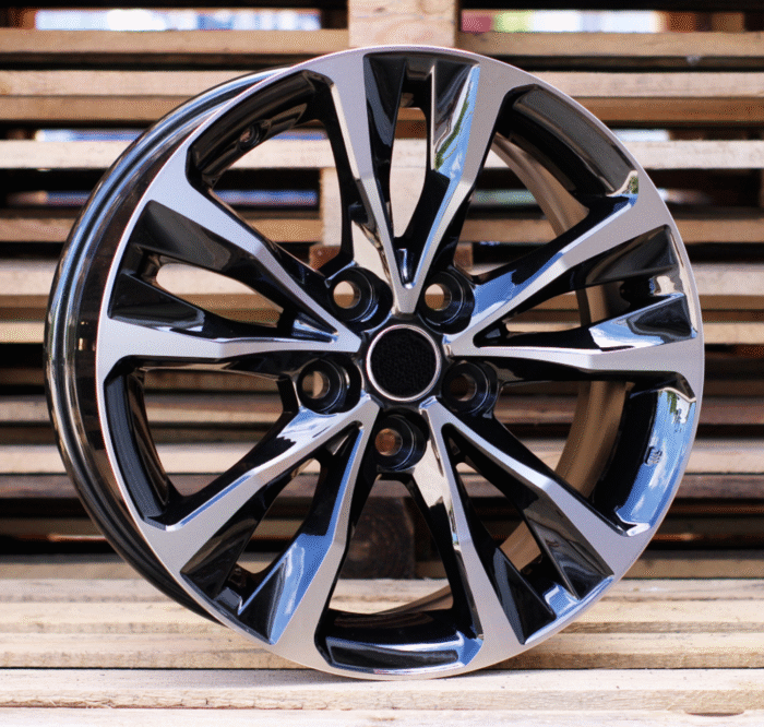 R17x7 5X114.3 ET 40 60.1 A5499 (BK5212) Black Polished (MB) For TOYOT (P+R)