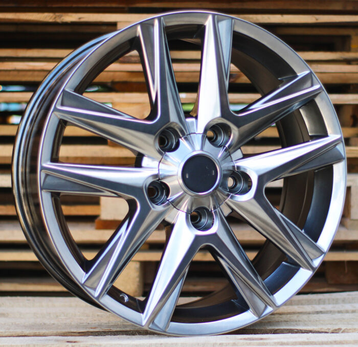 R20x8.5 6X139.7 ET 25 106.1 BY499 Hyper Black (HB) For TOYOT (K3) (4×4)
