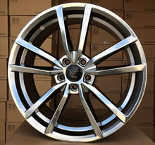Indlæs billede til gallerivisning R18x8 5X112 ET 45 57.1 BK864 Hyper Black (HB) For VW (P)