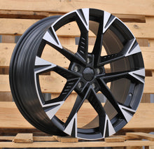 Indlæs billede til gallerivisning R19x8 5X112 ET 40 57.1 YF1150 Black Polished Half Matt (MBHM) For CUPRA (K8) (HYBRID FORGED)