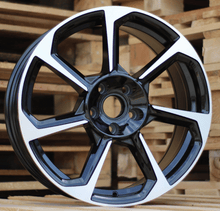 Indlæs billede til gallerivisning R19x8.5 5X112 ET 38 57.1 B5213 Black Polished (MB) For AUD (P)