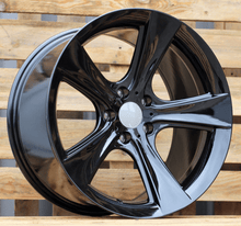Indlæs billede til gallerivisning R18x9.5 5X120 ET 14 74.1 BK086 Black (BL) For BMW (P) (Rear+Front)