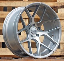 Indlæs billede til gallerivisning R20x10 5X120 ET 0 74.1 SSA03 (HX022) Polished Silver Half Matt (MSHM) For HAXER (Z2) (Rear+Front)