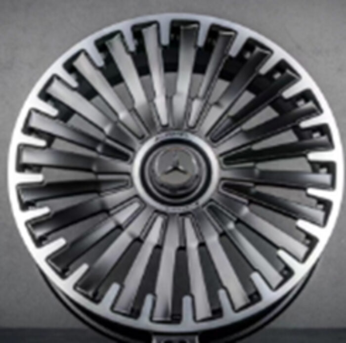 R20x8.5 5X112 ET 32 66.6 Y0425 Gloss Black (GB) For MER (P2) (HYBRID FORGED Rear+Front (Piano Black)