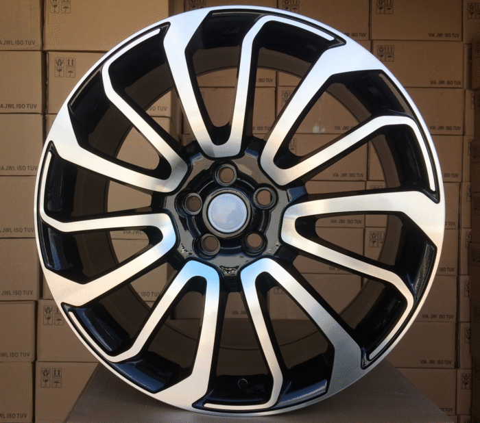 R20x9.5 5X120 ET 49 72.6 BY959 Black Polished (MB) For LAND (Z1)