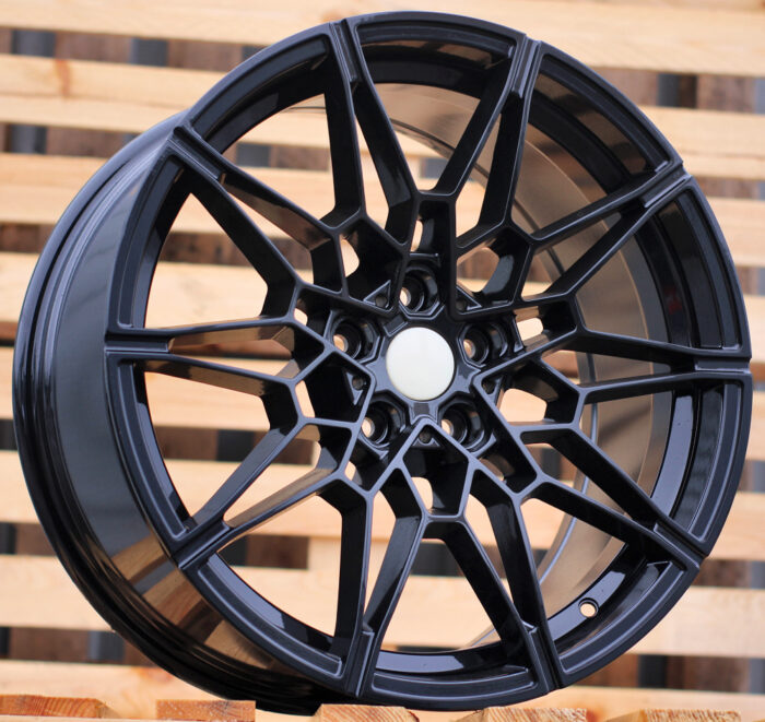 R19x9 5X112 ET 40 66.6 B1674 Black (BL) For BMW (Z2) (Rear+Front)
