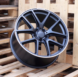 R21x10 5X130 ET 33 84.1 A8221 Black Matt+Polished Lip (BMPL) For MER (P+Z1)