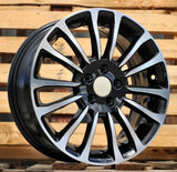 R17x7 5X98 ET 41 58.1 Y1204 Black Polished (MB) For FIAT (D4)