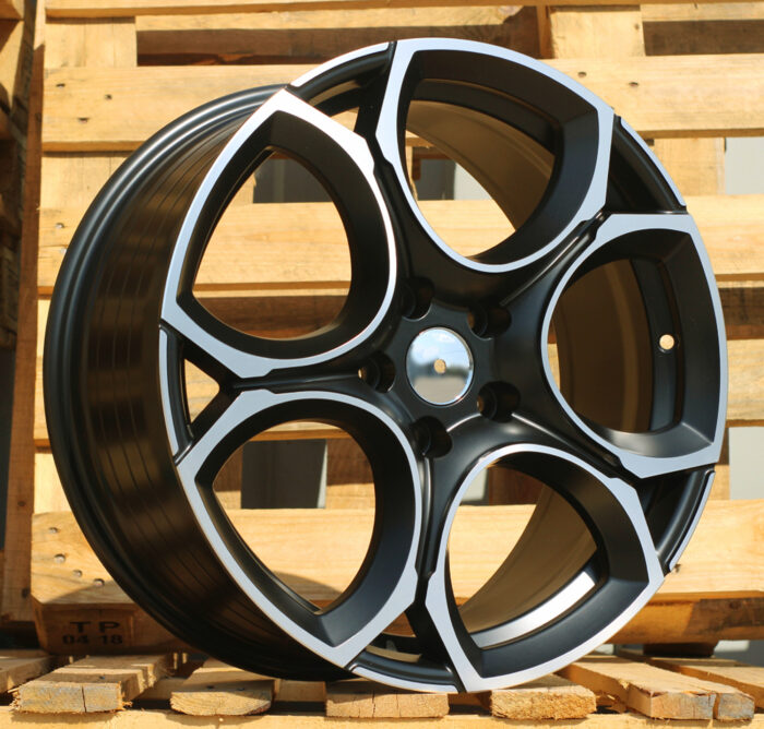 R18x8 5X112 ET 45 57.1 I5162 Black Polished Half Matt (MBHM) For VW (Z5) (NEW Model (Color code MBHW)