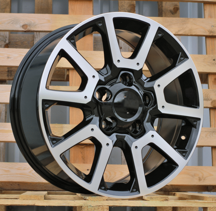 R20x8.5 5X150 ET 55 110.1 B1380 Black Polished (MB) For 4X4 (K3)