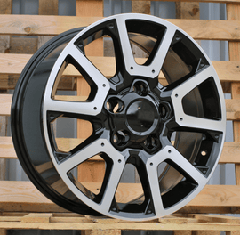 R18x8 5X150 ET 60 110.1 B1380 Black Polished (MB) For 4X4 (K3)