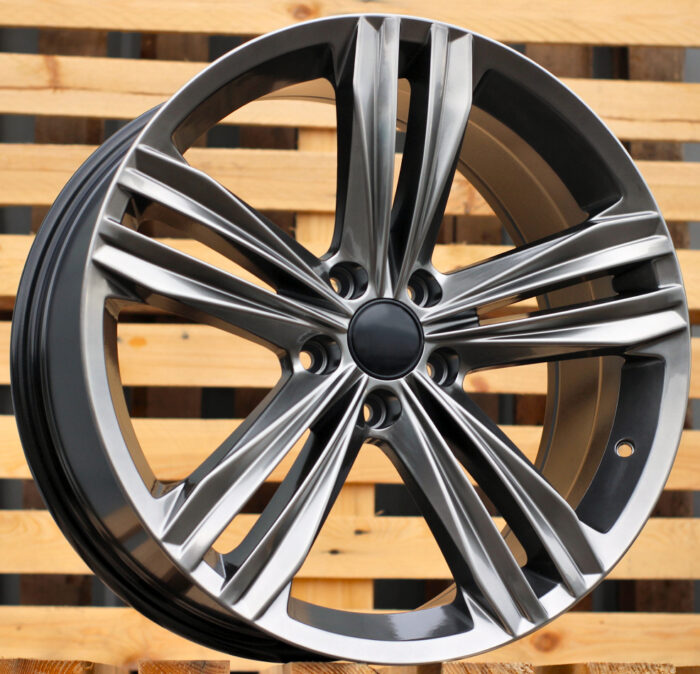 R19x8.5 5X112 ET 38 57.1 B5293 Hyper Black (HB) For VW (K2+P)