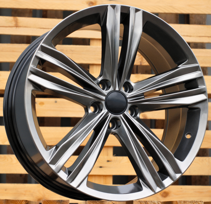 R17x7.5 5X112 ET 40 57.1 B5293 Hyper Black (HB) For VW (L6)