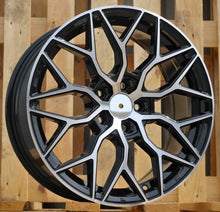 Indlæs billede til gallerivisning R17x7.5 5X108 ET 40 67.1 B5812 Black Polished (MB) For RACIN (K4) (Style Vossen)