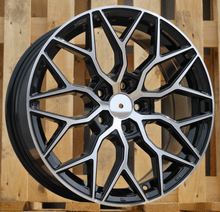 Indlæs billede til gallerivisning R18x8 5X108 ET 40 67.1 B5812 Black Polished (MB) For RACIN (K2) (Style Vossen)