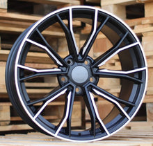 Indlæs billede til gallerivisning R20x8.5 5X112 ET 25 66.6 A5385 (INS0220) Black Half Matt (BLHM) For BMW (Z5+K8) (MILLING Rear+Front)