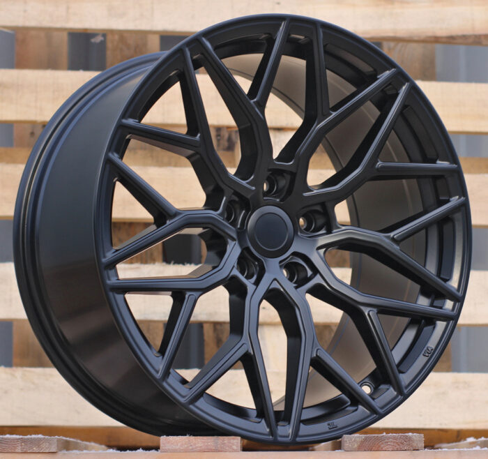 R19x9.5 5X120 ET 40 72.6 H4101 (BY1920) Black Half Matt (BLHM) For RACIN (Z2) (Rear+Front Style Vossen)
