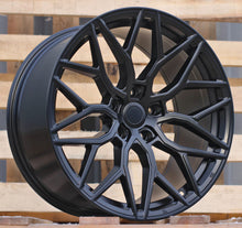Indlæs billede til gallerivisning R19x9.5 5X120 ET 40 72.6 H4101 (BY1920) Black Half Matt (BLHM) For RACIN (Z2) (Rear+Front Style Vossen)