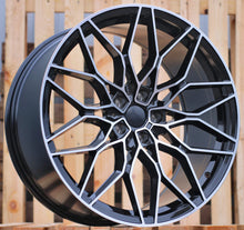 Indlæs billede til gallerivisning R20x9.5 5X112 ET 40 66.6 IN292 Black Polished (MB) For BMW (K7+K8) (Rear+Front)