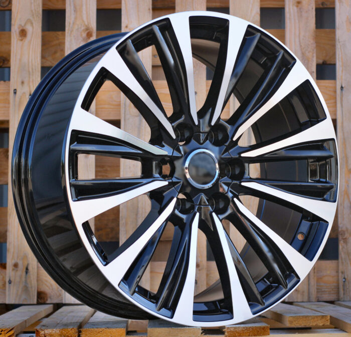 R18x8 6X139.7 ET 25 106.1 B1778 Black Polished (MB) For 4X4 (K3) (For Toyota)