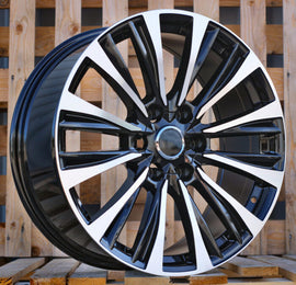 R18x8 6X139.7 ET 25 106.1 B1778 Black Polished (MB) For 4X4 (K3) (For Toyota)