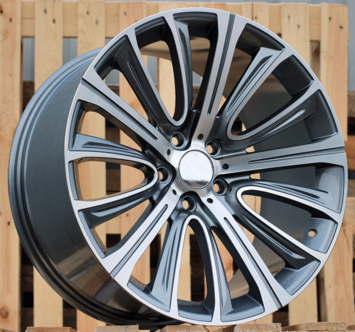 R20x8.5 5X120 ET 25 72.6 DW524 (FE150/A5241) Grey Polished+Powder Coating (MGPC) For BMW
