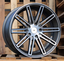 Indlæs billede til gallerivisning R18x9 5X120 ET 35 72.6 XF158 (A1031) Grey Polished Matt (MGM) For RACIN