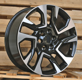 R20x8.5 6X139.7 ET 25 106.1 H957D Black Polished (MB) For 4X4 (K7) (HYBRID FORGED)