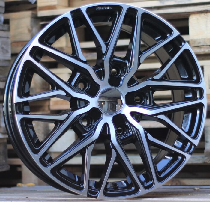 R18x8 5X160 ET 50 65.1 B1262 Black Polished (MB) For FORD (Z2) (4×4 (max 1250 kg)