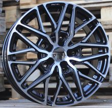 Indlæs billede til gallerivisning R18x8 5X120 ET 50 65.1 B1262 Black Polished (MB) For VW (Z6) (max 1250 kg)